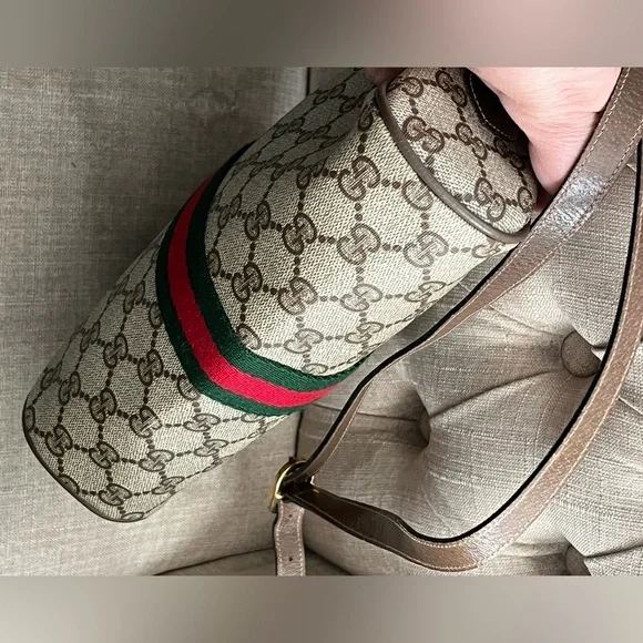 Gucci Ophidia vintage Zip Around Camera leather crossbody bag - Picture 5 of 14